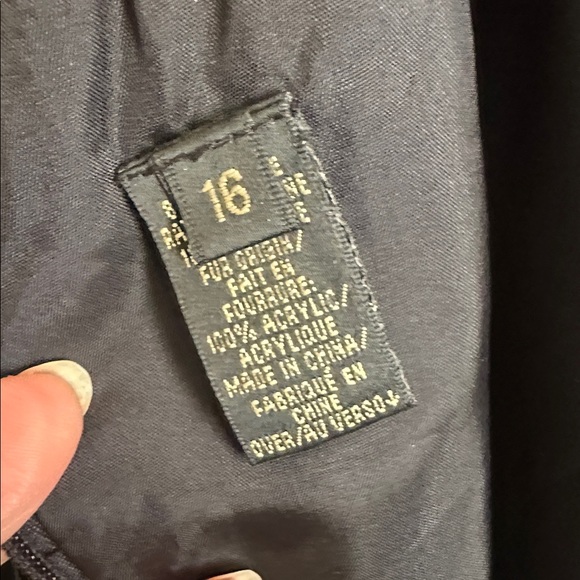 Dana Buchman Black silk & rayon velvet long sleeves midi dress NWT size 16-lined - Picture 10 of 11